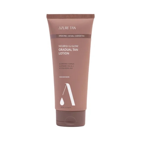 Nourish & Glow – stopniowo opalający balsam do ciała: od medium do dark, 200 ml